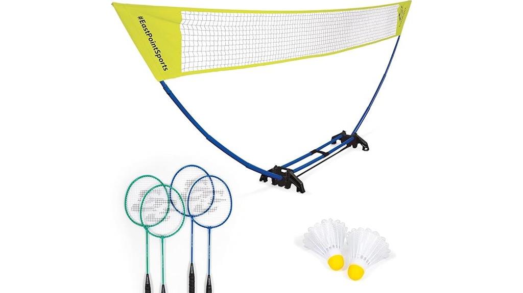 easy setup badminton set