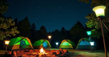 eco friendly solar camping lights