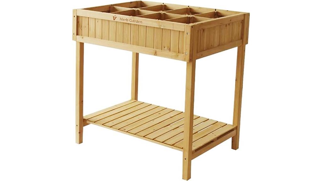 eight pocket herb planter