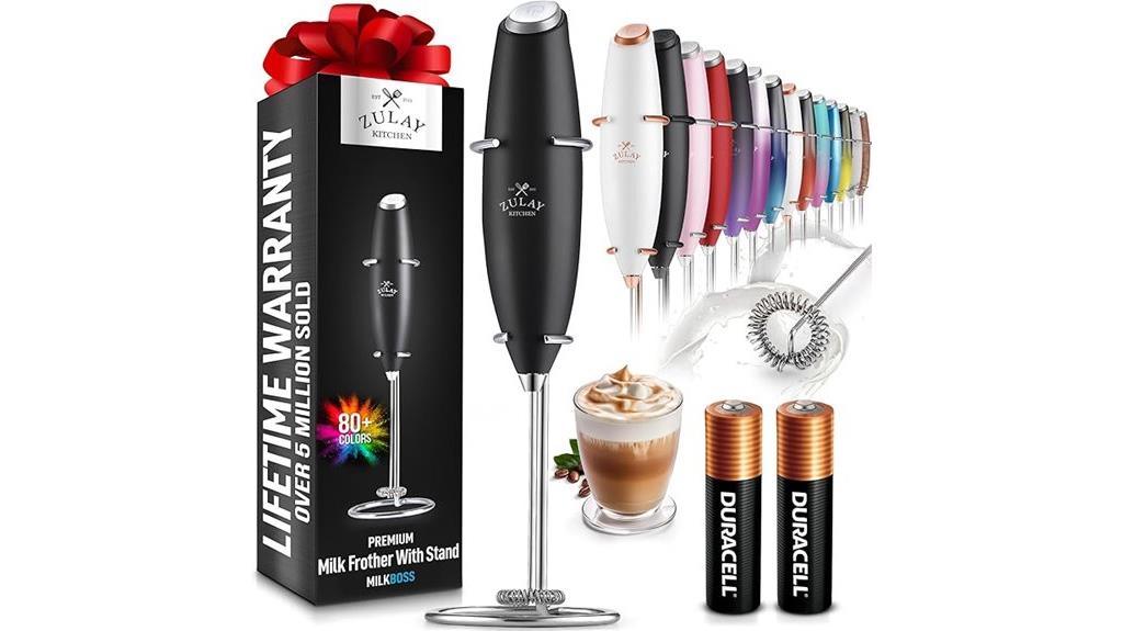 electric milk frother wand