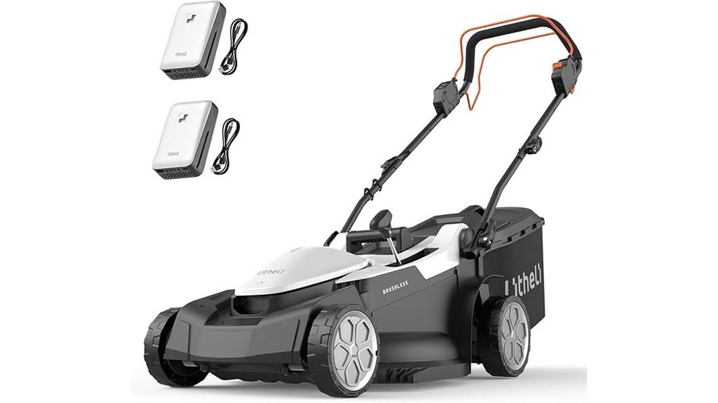 electric self propelled lawn mower