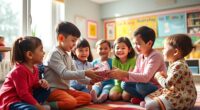 encouraging kids to share