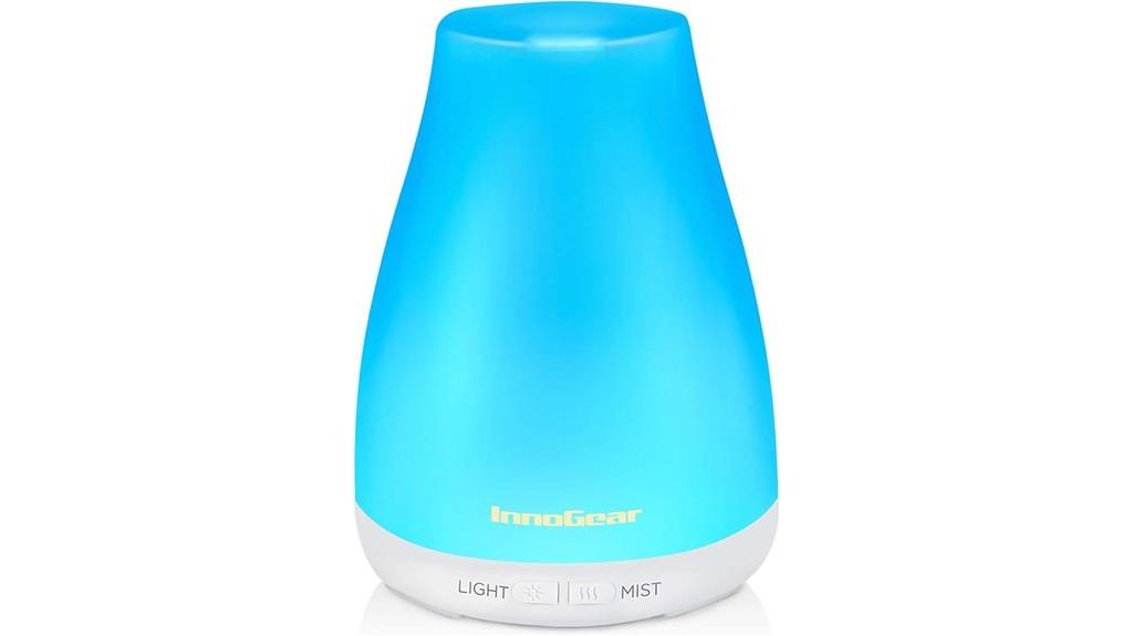 essential oil diffuser with lighting