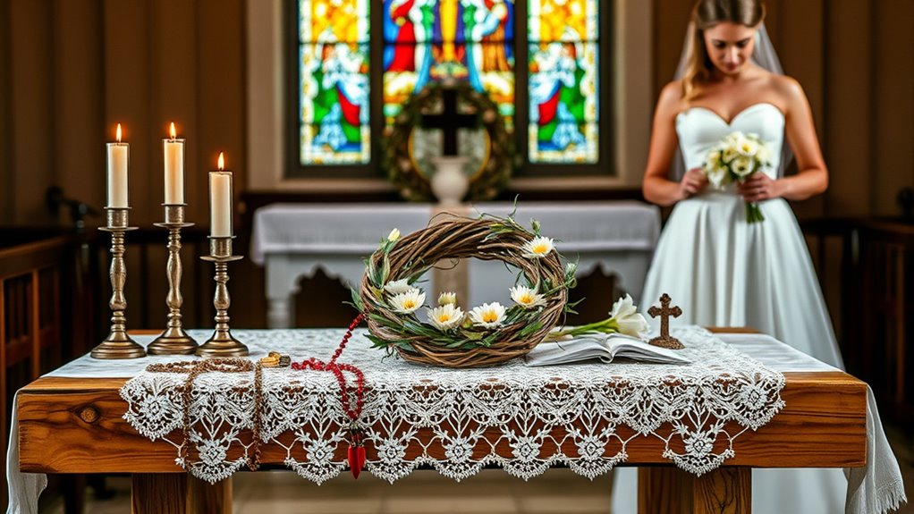 faith symbols enhance wedding spirituality