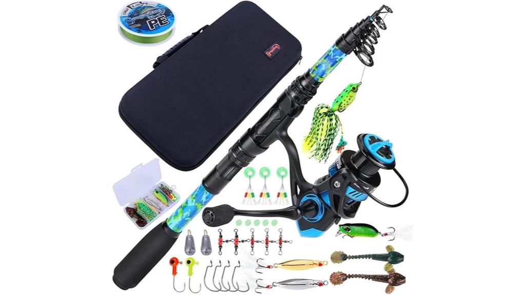 fishing rod reel combo