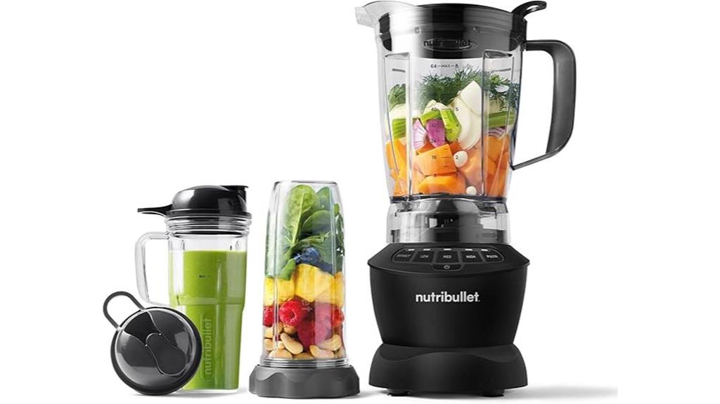 full size matte black blender