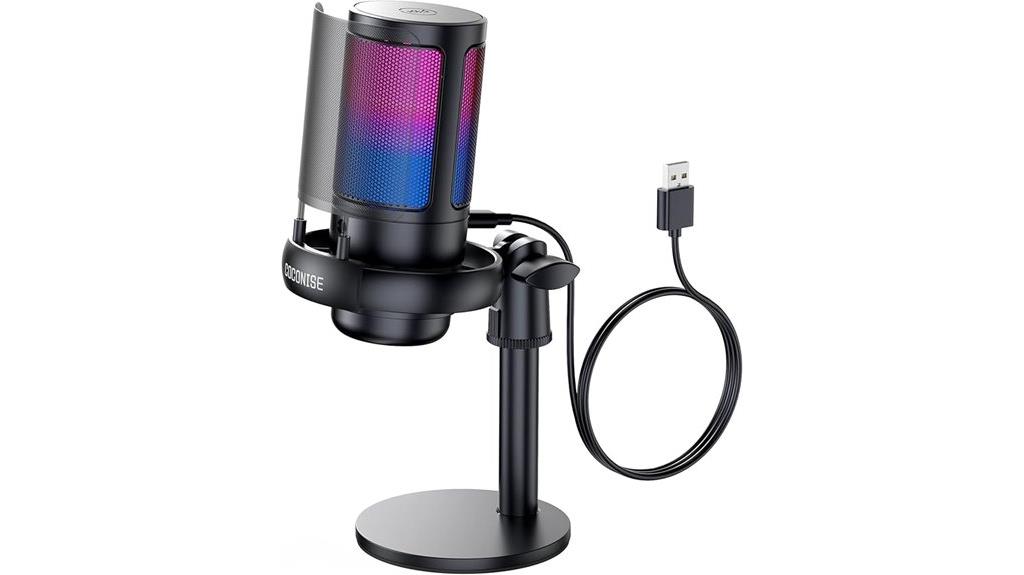 gaming microphone with accessories