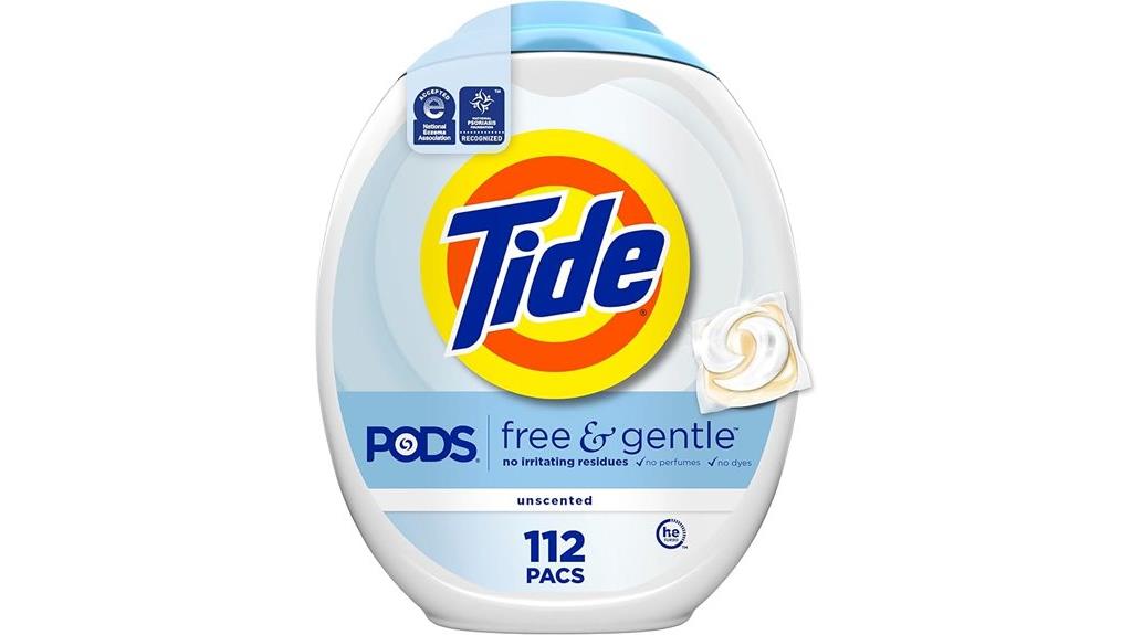 gentle laundry detergent pods