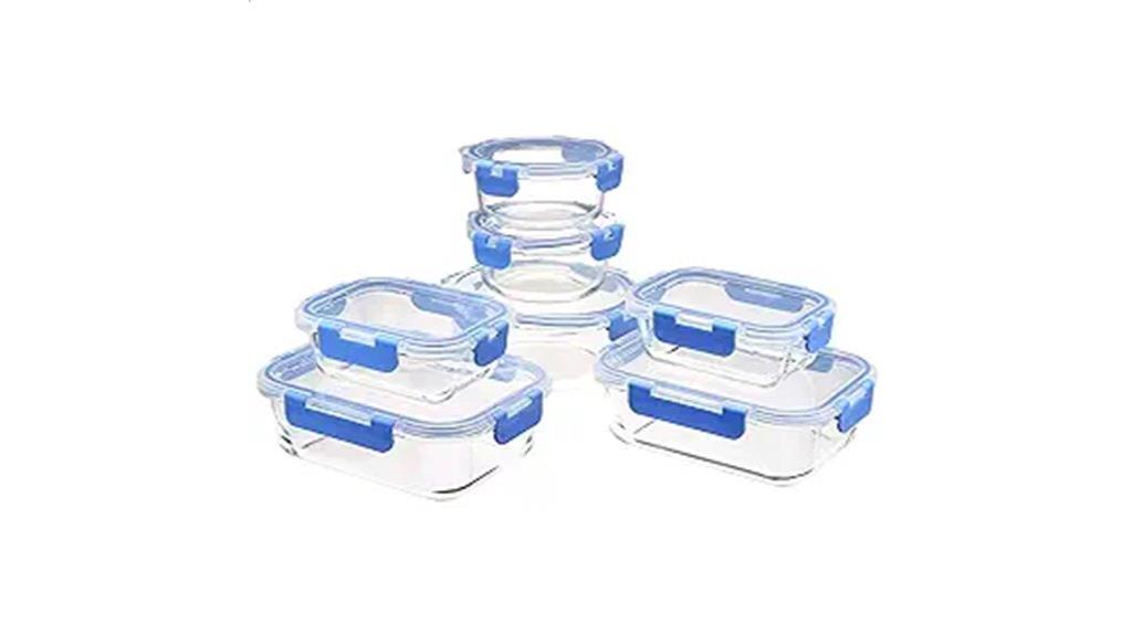 glass food storage set