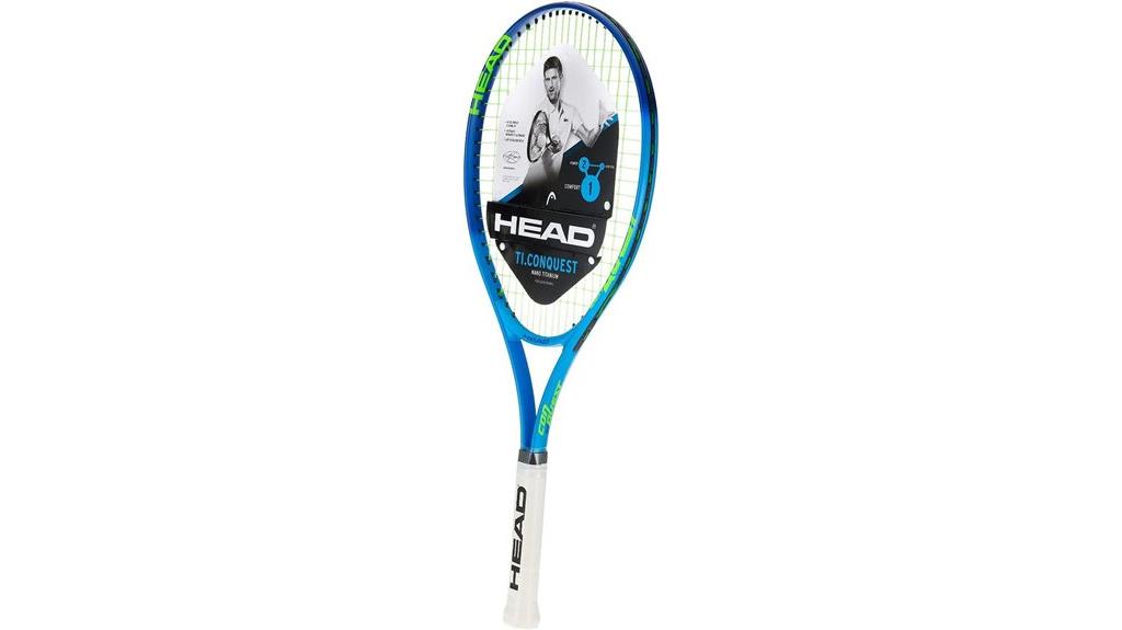 head light blue tennis racket