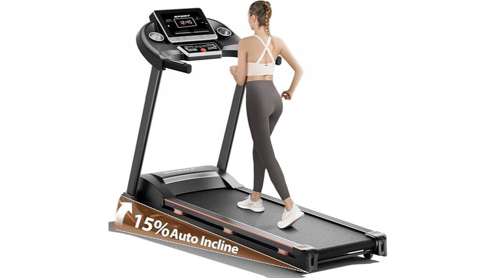 home treadmill with incline