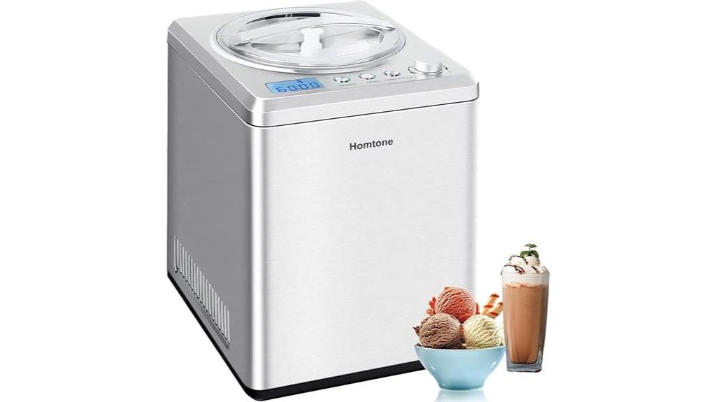 homtone 2 64 qt ice cream maker