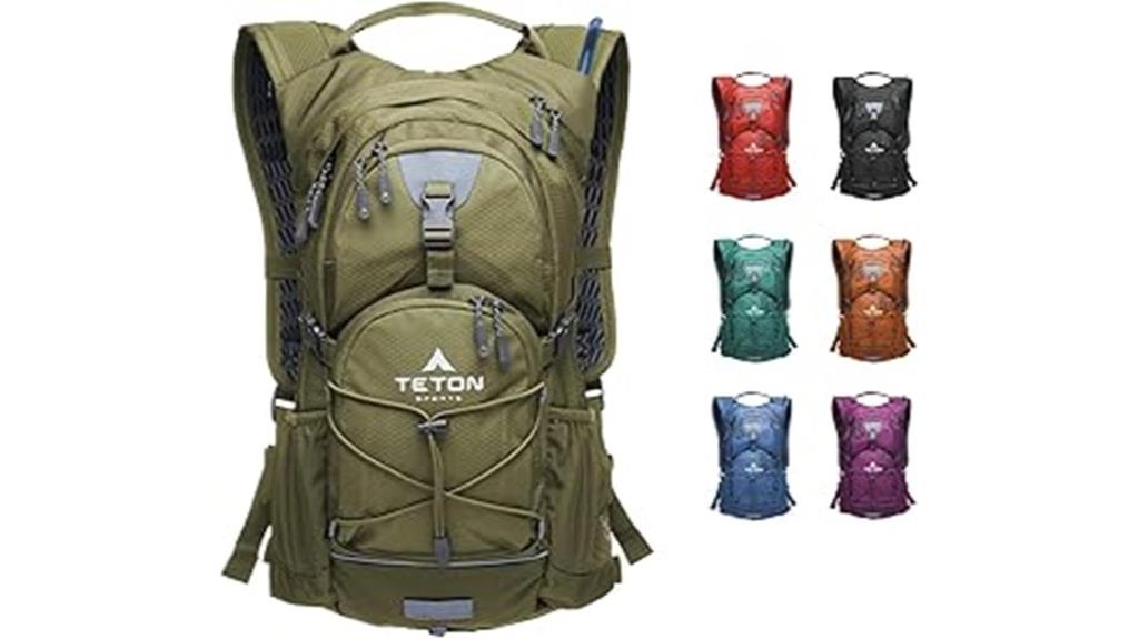 hydration pack with cover