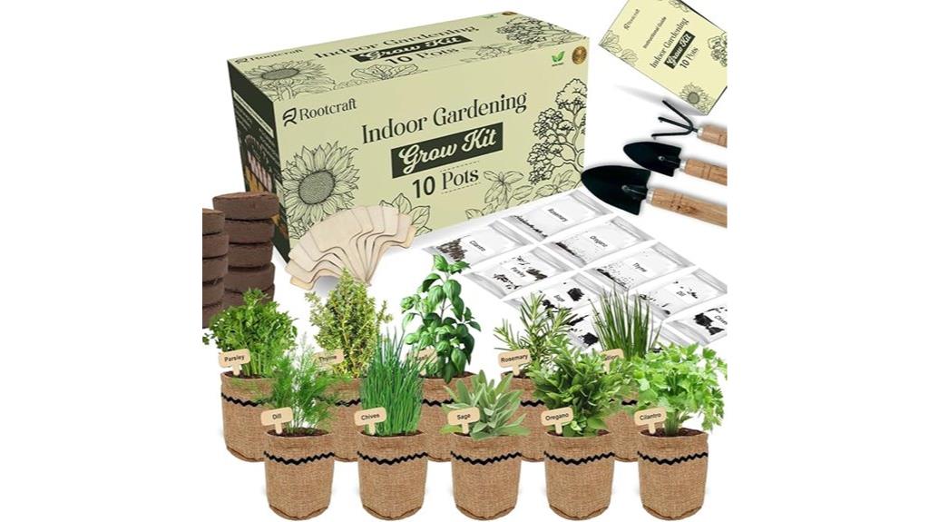 indoor herb garden kit