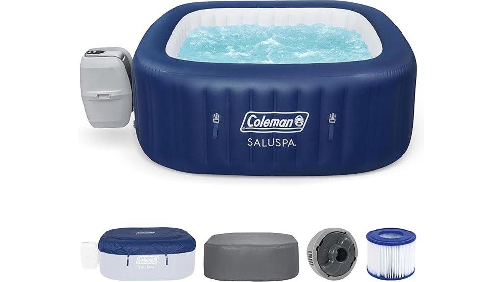 inflatable hot tub for four