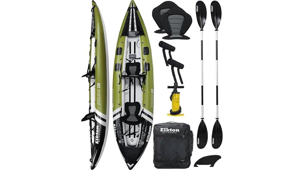 inflatable steelhead fishing kayak