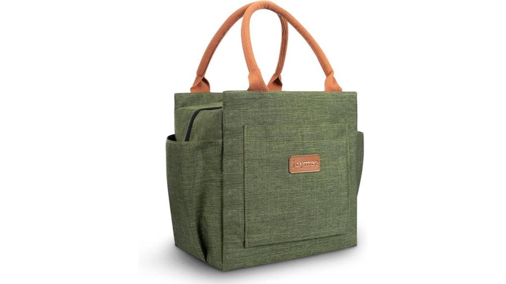 insulated lunch bag with bottle