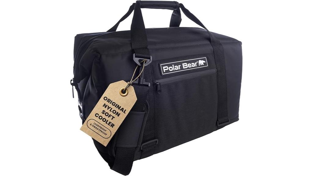 insulated nylon cooler pack