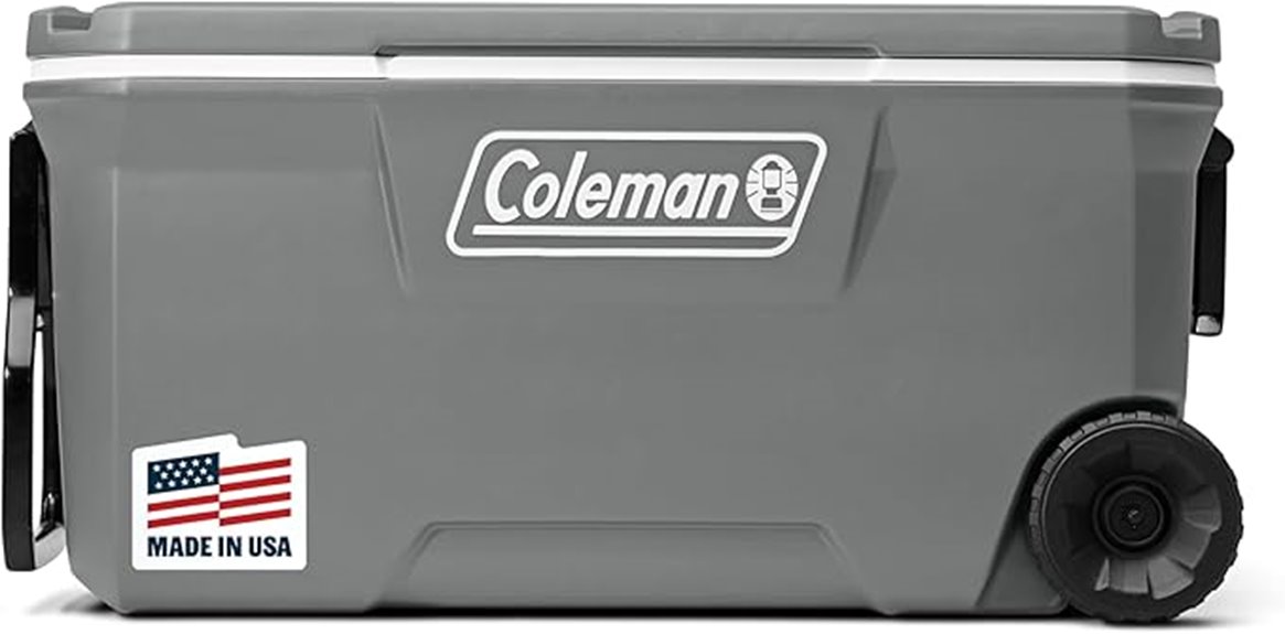 insulated rolling cooler