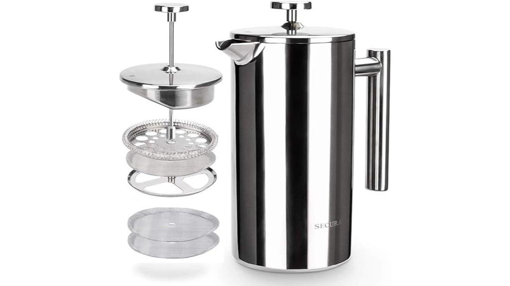 insulated stainless steel coffee maker
