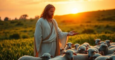 jesus cares for his flock