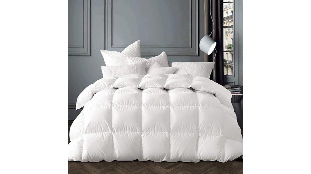 king size winter white comforter