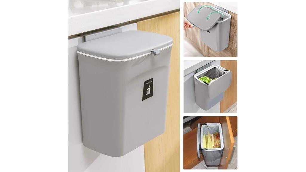 kitchen compost bin 2 4 gallons
