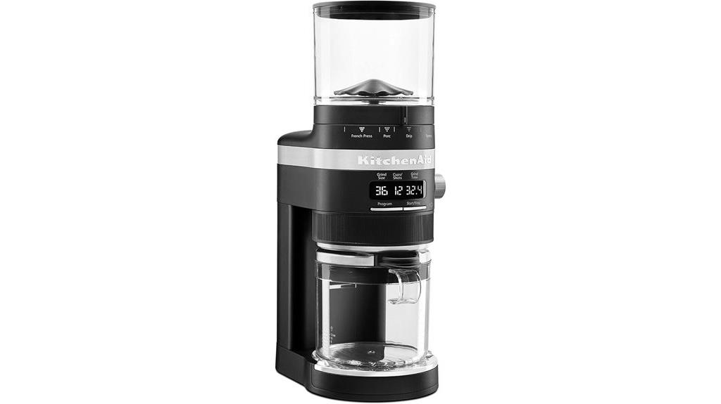 kitchenaid black burr grinder
