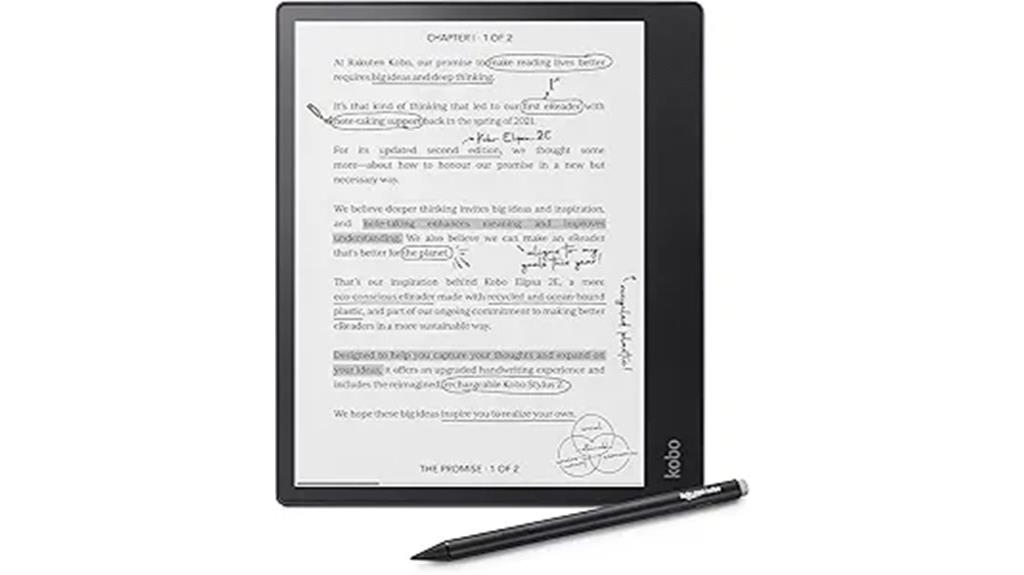 kobo elipsa 2e features