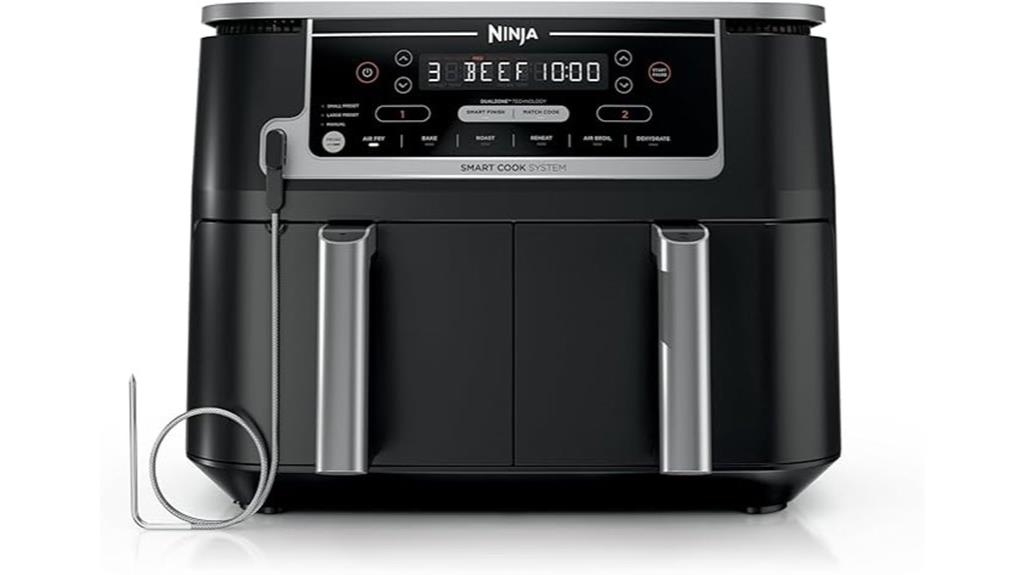 large capacity dual zone fryer