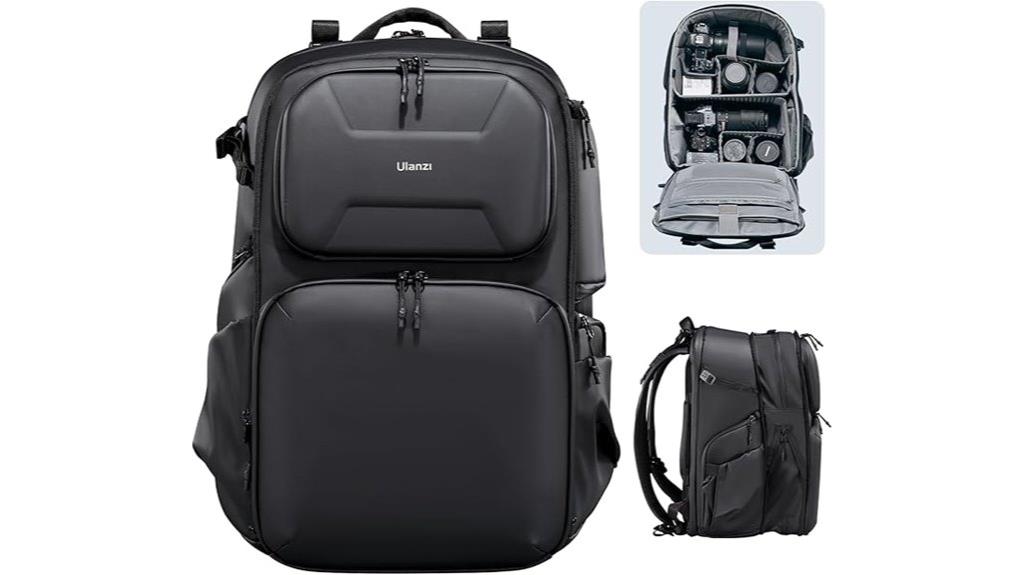large hard shell camera backpack