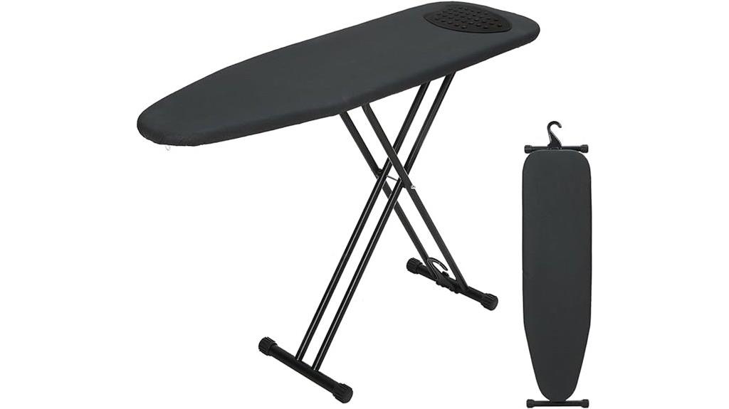 large padded adjustable ironing board