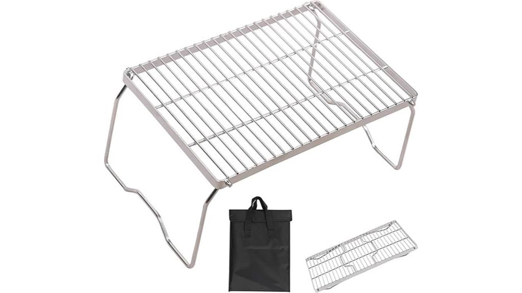 large portable camping grill