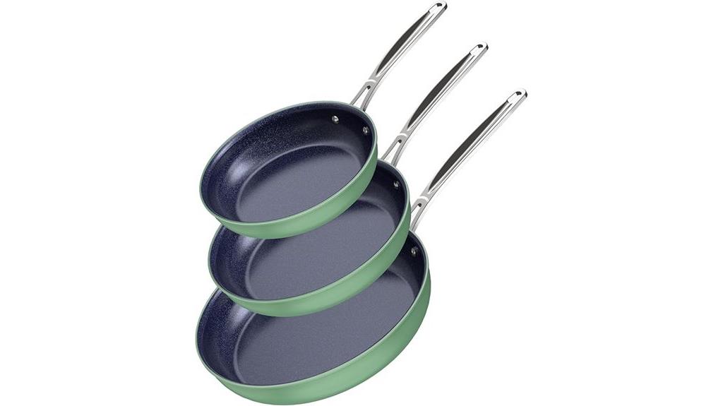 lightweight forged frying pans