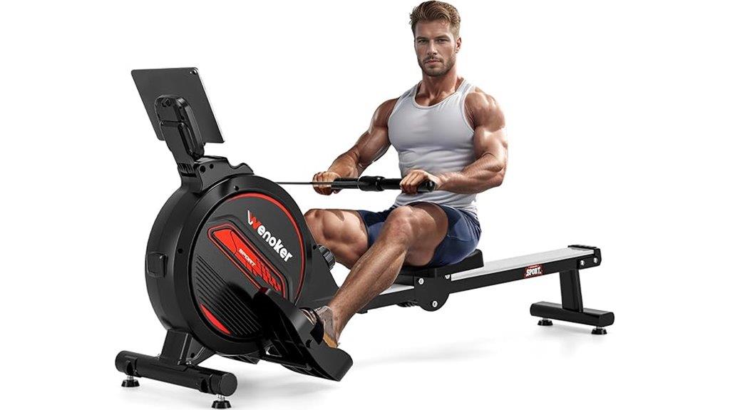 magnetic home rowing machine