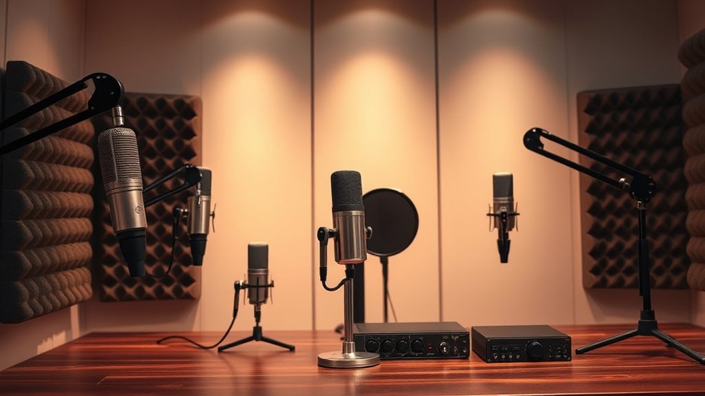 microphone selection and features