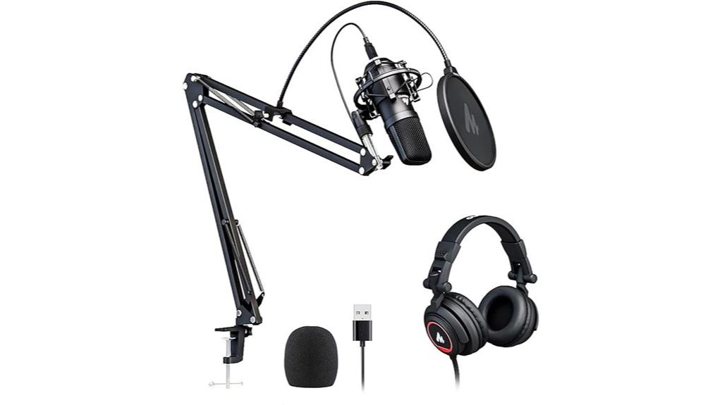 microphone with headphone set