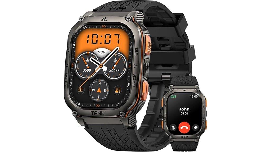 military gps amoled watch