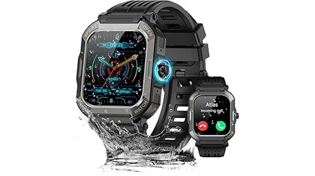 military smart watch features