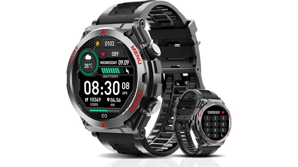 military watch with health features