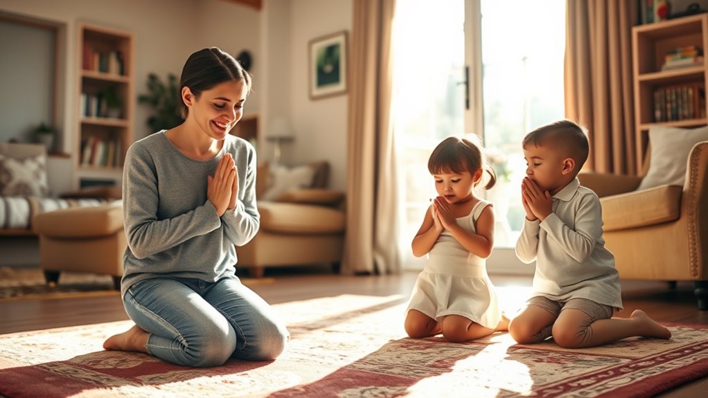 modeling prayer through actions