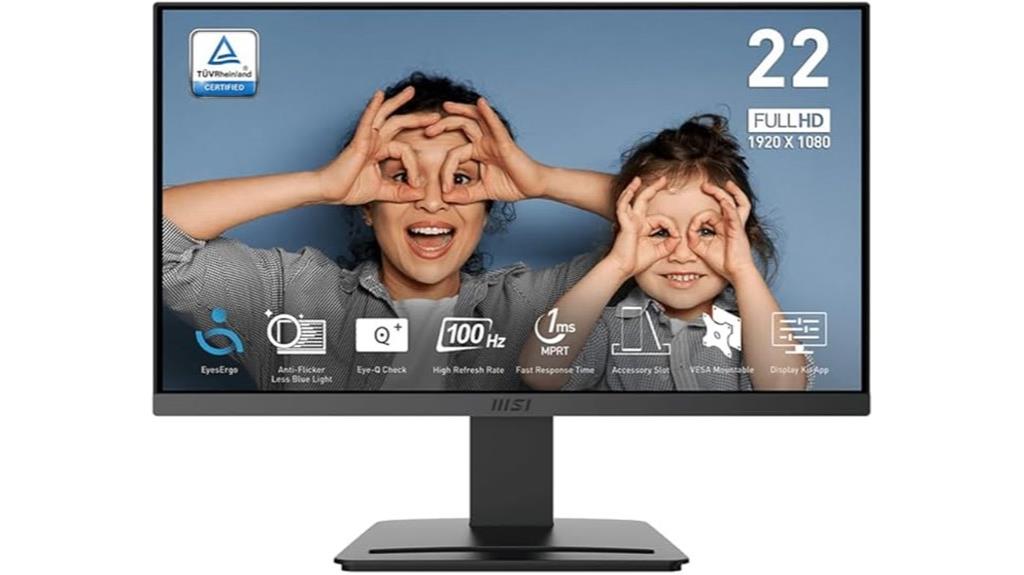 msi 22 inch va monitor