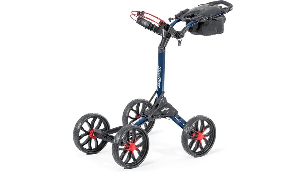 navy red quad cart