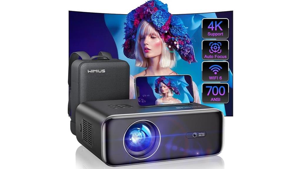 outdoor 4k wifi projector