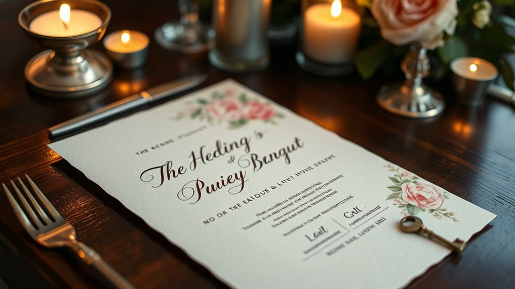 personalized love story touches