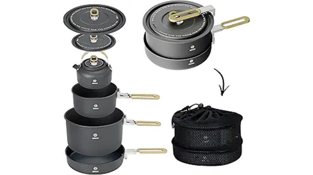 portable camping cookware
