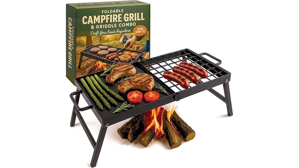 portable carbon steel grill