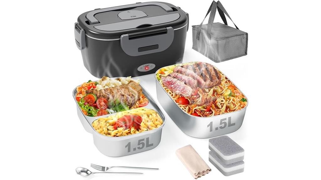 portable electric meal warmer