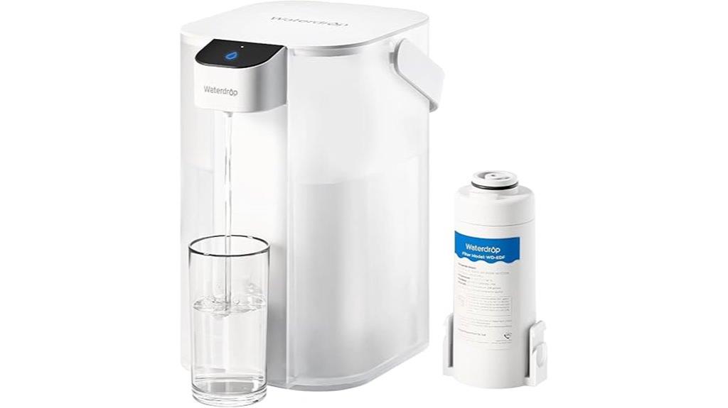 portable filtered water pitcher