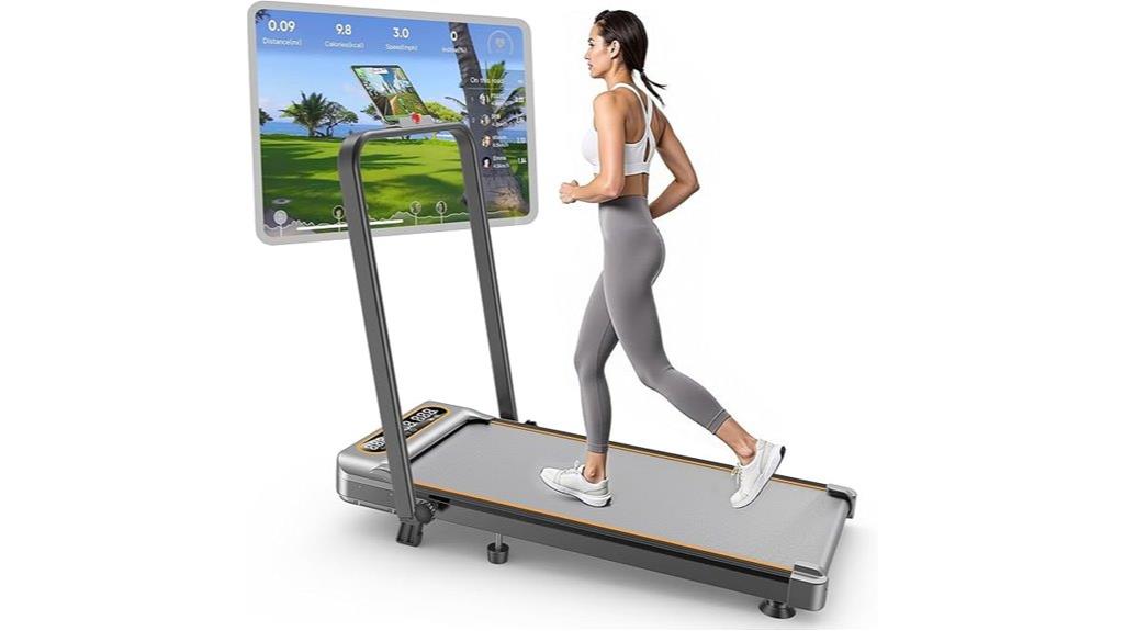 portable foldable treadmill with incline